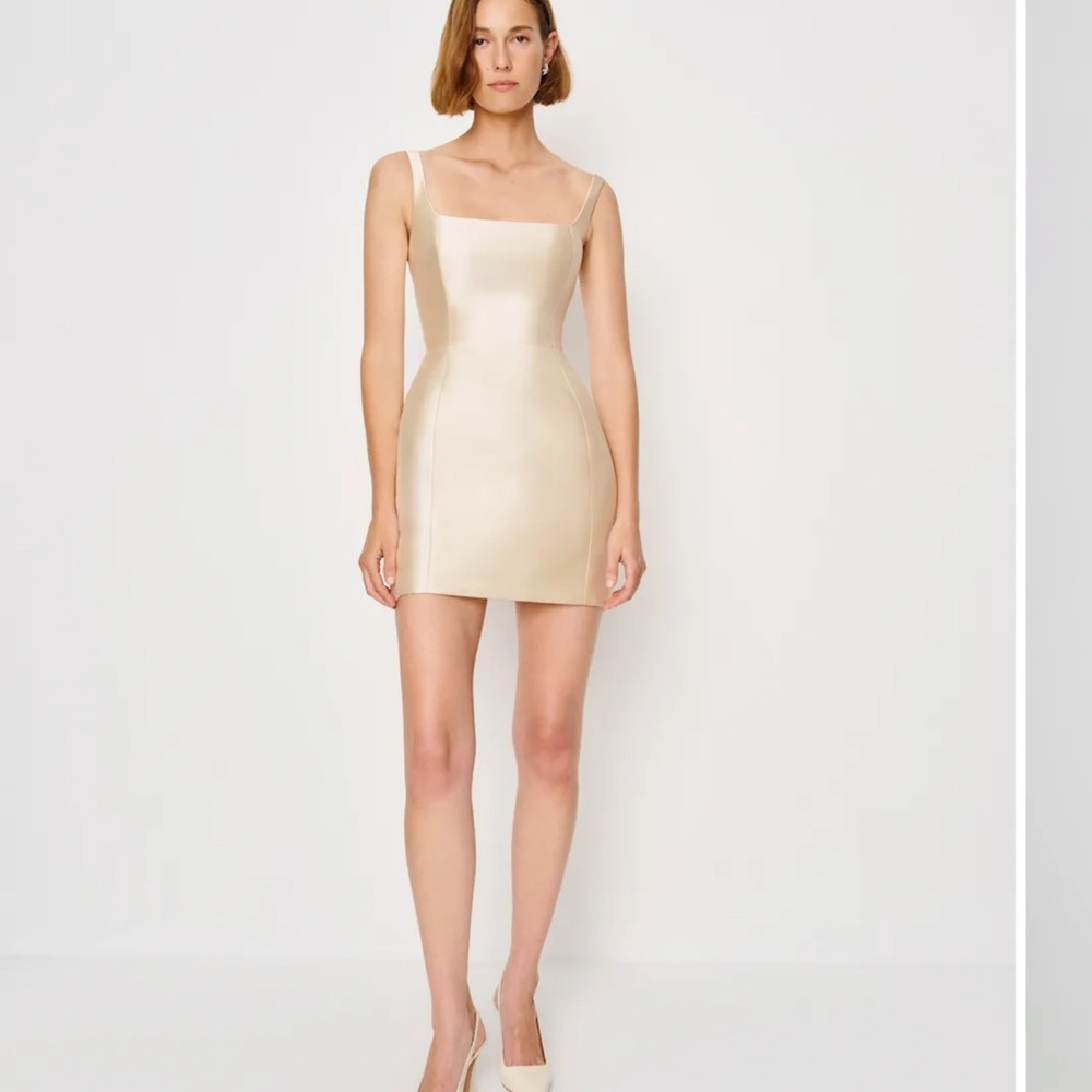 Reformation - Avon Dress (cream mini)